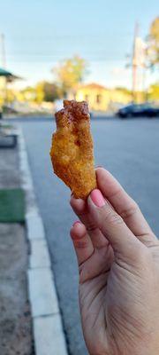 Fried chicken skin