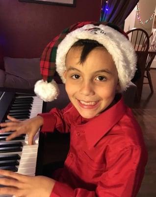 Bayport School of Music Jack had the holiday spirit!