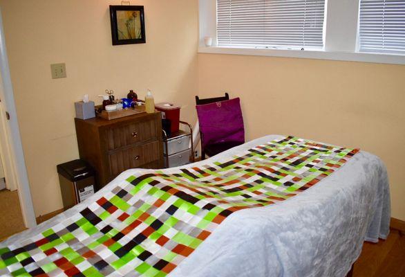 Massage Therapy and Acupuncture Treatment Room 1