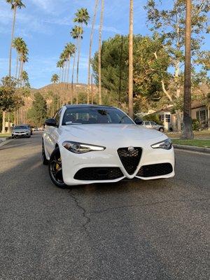 My beautiful 2020 Sport Alfa Romeo, Giulia