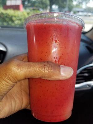 Soft Frozen Strawberry Lemonade