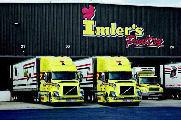 Our beautiful delivery trucks