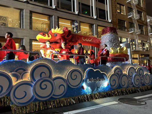 2024 SF Chinese New Year Parade, Salesforce float