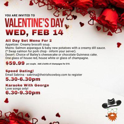 Join us for Valentines Day!