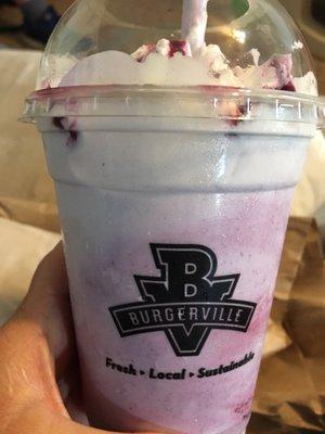 Blackberry shake. Delicious!