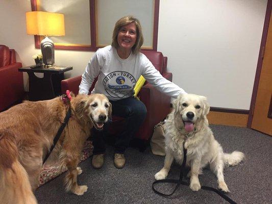 Dianne & pooches ready for prime time TV appearance