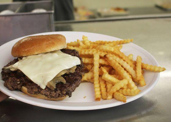 A1 Swiss Burger and Fries Is one of the most popular burgers.. but we have many more options.