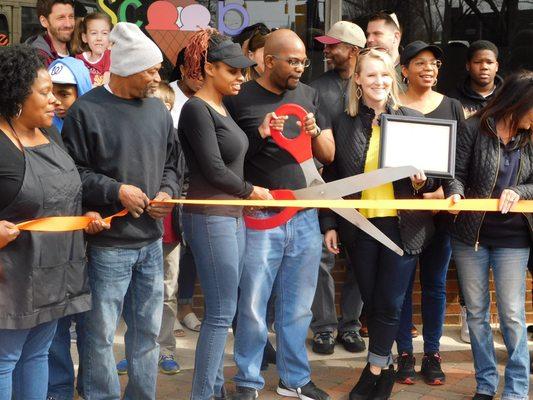 The official Ribbon Cutting Ceremony held on February 9th.