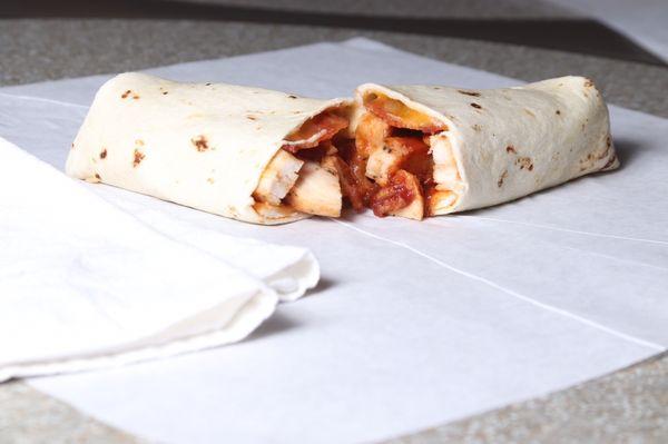 BBQ chicken wrap