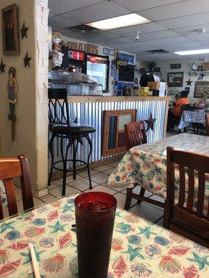 Dining area.