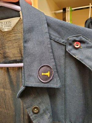 patch sew on uniform