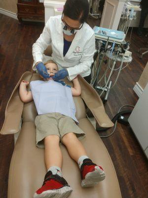 Best dental office in the area. It has a relaxing atmosphere and the staff is very friendly and professional.