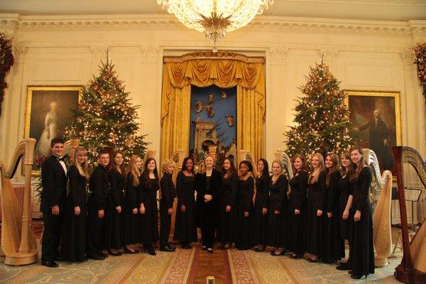 Perform in amazing venues like the White House!