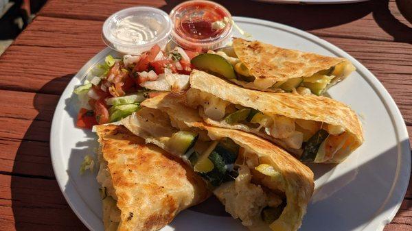 Veggie quesadilla