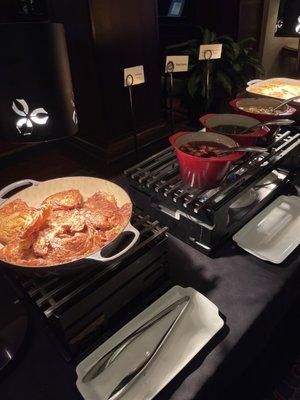 Croissant French toast station