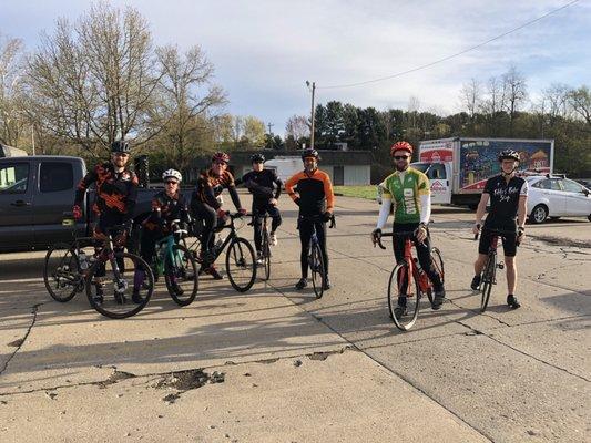 Saturday morning group ride B/C pace 20-30 miles