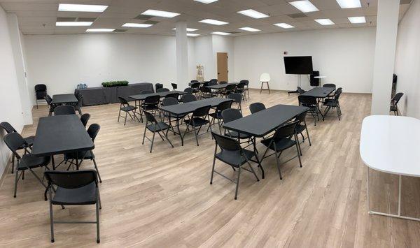 Downstairs Training Room. Rents $65/hr