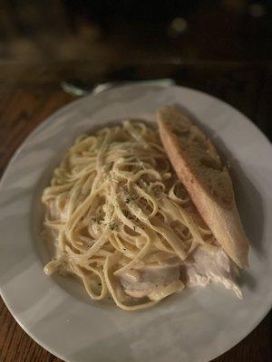 Fettuccine Alfredo with Chicken