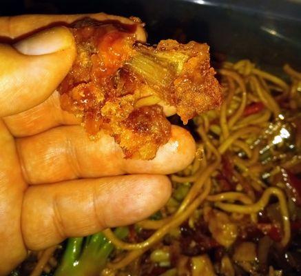 This is what dehydrated gator foot battered in cement might taste like