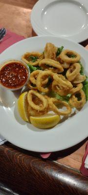 Calamari appetizer