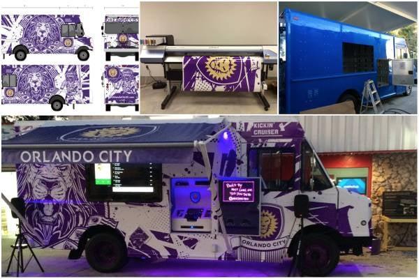 Orlando City Soccer Vehicle Wrap - Complete Vinyl Wrap by Design Print Plus