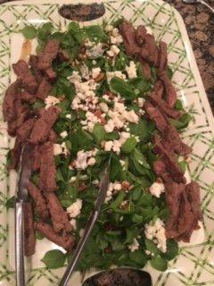 Steak and Blue Salad