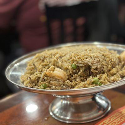 Shrimp with Squid Ink Rice