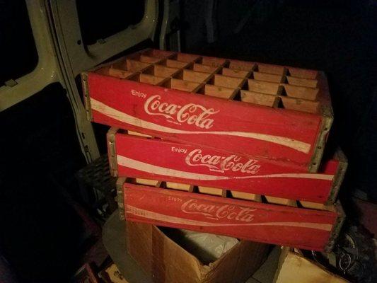 Who isn't in love with old Coke crates??