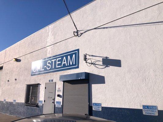 Front entrance to Cal-Steam in Emeryville.