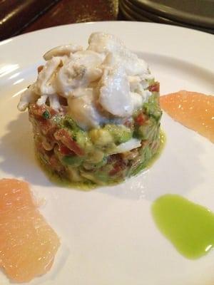 Crabmeat avocado salad