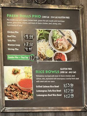 7/18/2022 UPDATED MENU PRICES