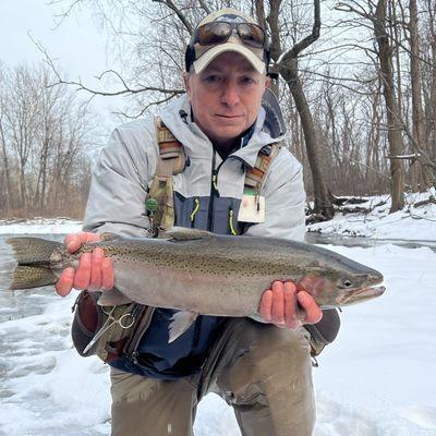 When he's not at the office, you might find Dr. Newell on a local stream!