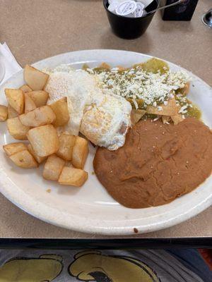 Chilaquiles Verdes EXTREMELY SPICY