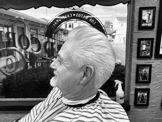 Another happy guest at The Hardcore Barber Co.  Haircut by Johnny