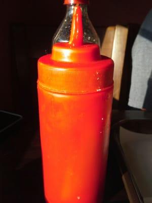 Disgusting bottle of ketchup