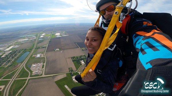 First skydiving