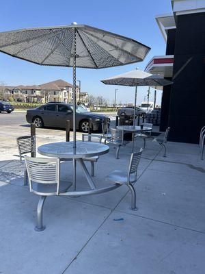 Outdoor seating