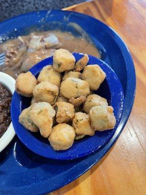 Fried okra