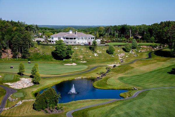 The gorgeous new clubhouse at the Boothbay Harbor Country Club is home to Paul's Steak House, a five- star restaurant.