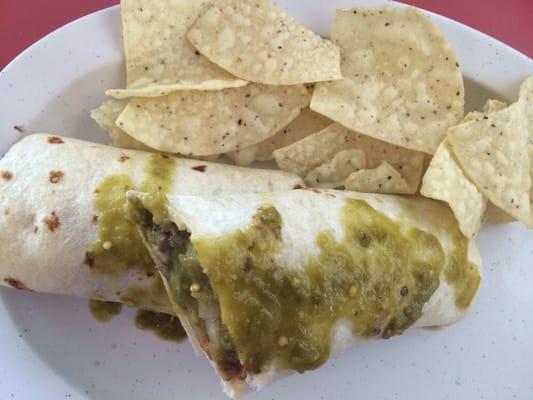 Barbacoa burrito.