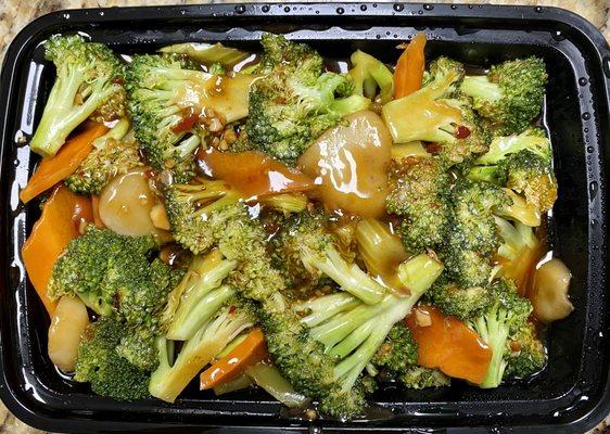 Broccoli with garlic sauce