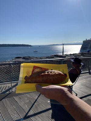 the Smoked Salmon Pate Piroshky by the bay :D