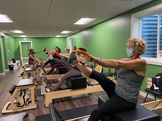 We lover Reformer classes at the studio!