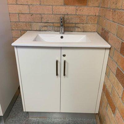 Bathroom Vanity Installation.