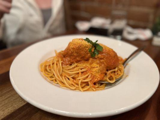 Spaghetti Meatballs