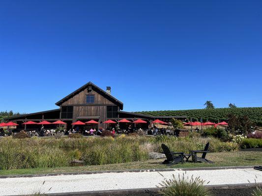 Tasting room, patio seating