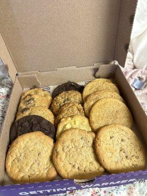 Current special - 18 cookies for the price of 12.