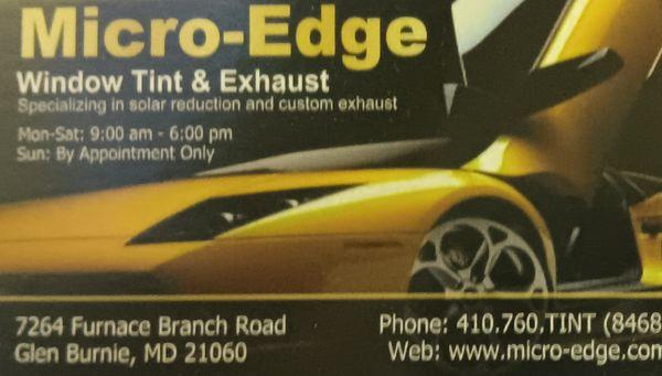 Micro-Edge Window Tinting