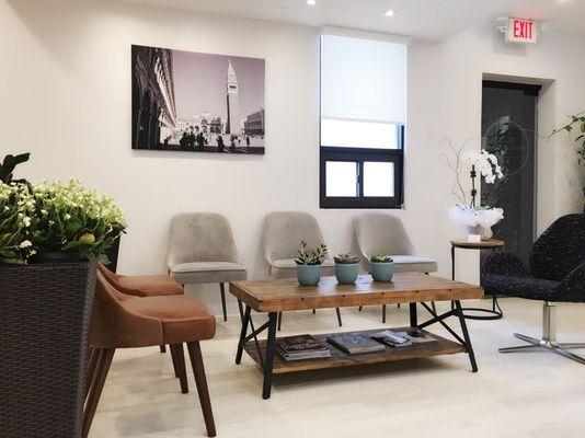 Reception area at Fort Lee Dental Group