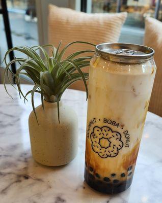 Tiger Sugar Fresh Milk w/Boba ($6.50, 1/3/24)